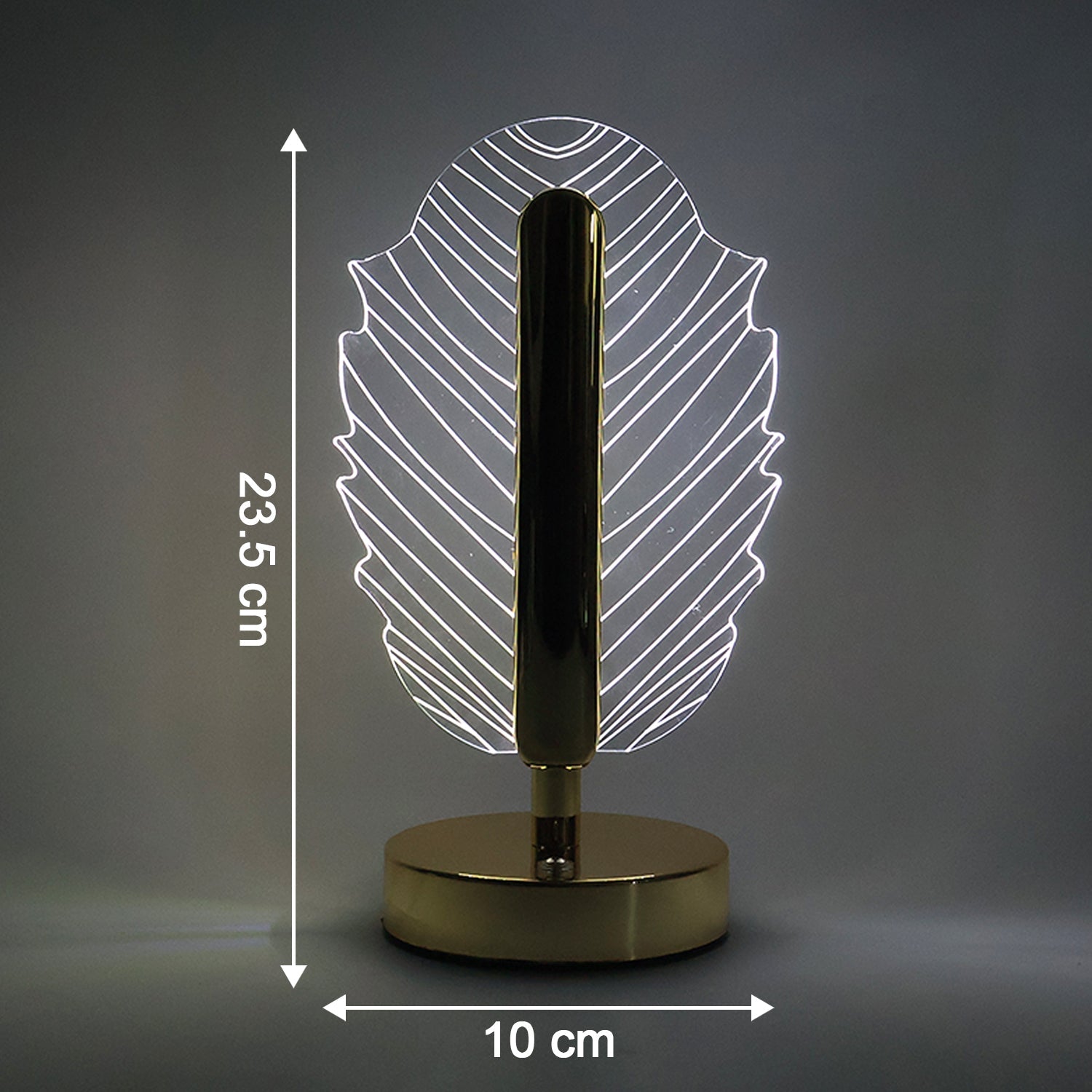 Premium Leaf Shape Crystal Table Lamp (1 Pc) Premium Leaf Shape Crystal Table Lamp (1 Pc)
